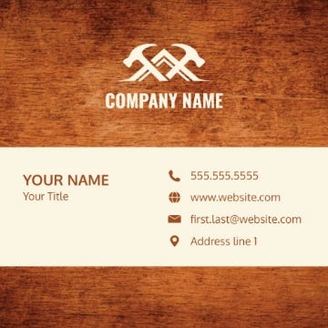 Picture of BC - Construction, Repair & Improvement 12 - 2.5" x 2.5" Single Sided