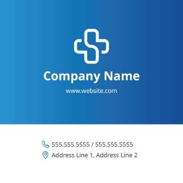 Picture of BC - Health & Social Services 1 - 2.5" x 2.5" Single Sided