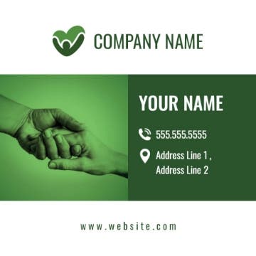 Picture of BC - Health & Social Services 15 - 2.5" x 2.5" Single Sided