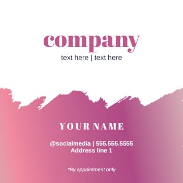 Picture of BC - Beauty & Spa 7 - 2.5" x 2.5" Single Sided