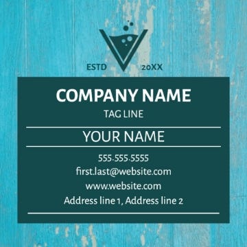 Picture of BC - Food & Beverage 9 - 2.5" x 2.5" Single Sided