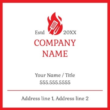 Picture of BC - Food & Beverage 16 - 2.5" x 2.5" Single Sided