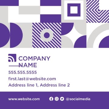 Picture of BC - Marketing & Communications 6 - 2.5" x 2.5" Single Sided