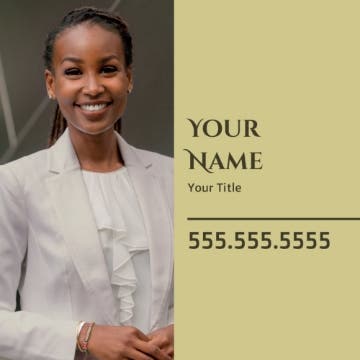 Picture of RE Business Card 13 - 2.5" x 2.5" Double Sided