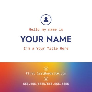 Picture of BC - Marketing & Communications 2 - 2.5" x 2.5" Double Sided