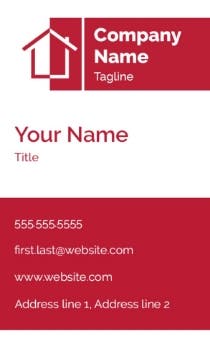 Picture of RE Business Card 12 - 3.5" x 2" Single Sided