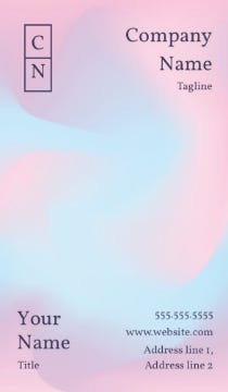 Picture of BC - Art, Design, & Entertainment 13 - 3.5" x 2" Single Sided