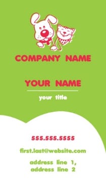 Picture of BC - Animals & Pet Care 6 - 3.5" x 2" Single Sided