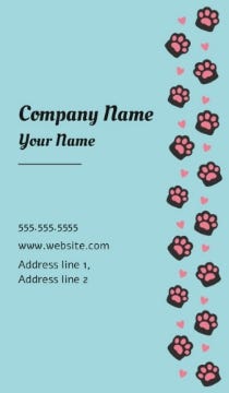 Picture of BC - Animals & Pet Care 9 - 3.5" x 2" Single Sided