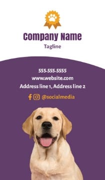 Picture of BC - Animals & Pet Care 12 - 3.5" x 2" Single Sided