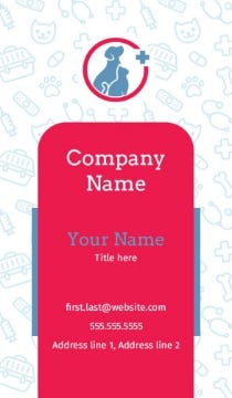 Picture of BC - Animals & Pet Care 14 - 3.5" x 2" Single Sided