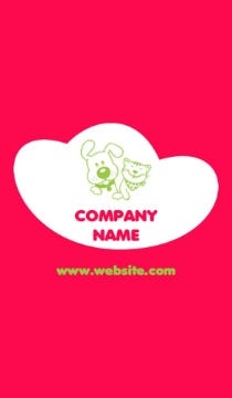 Picture of BC - Animals & Pet Care 6 - 3.5" x 2" Double Sided