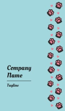 Picture of BC - Animals & Pet Care 9 - 3.5" x 2" Double Sided