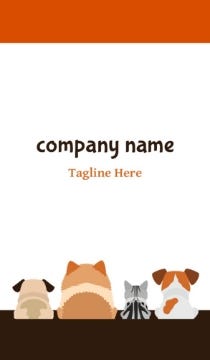 Picture of BC - Animals & Pet Care 11 - 3.5" x 2" Double Sided