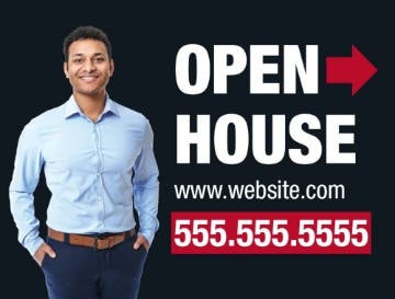 Picture of Open House Agent Photo 1 - 18x24