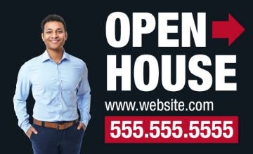 Picture of Open House Agent Photo 1- 18x30