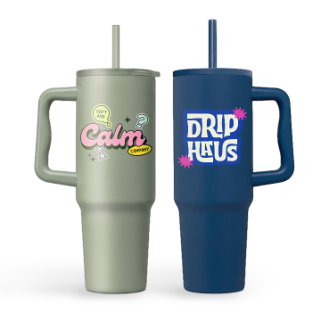 Picture of Polar Pro - 40 oz. Double-Wall Recycled Stainless Steel Tumbler with Straw