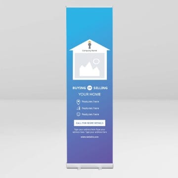 Picture of Real Estate-Agent-01 - 78" x 23"