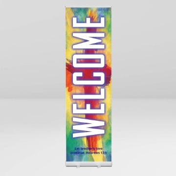 Picture of Welcome 6 - 78" x 23"