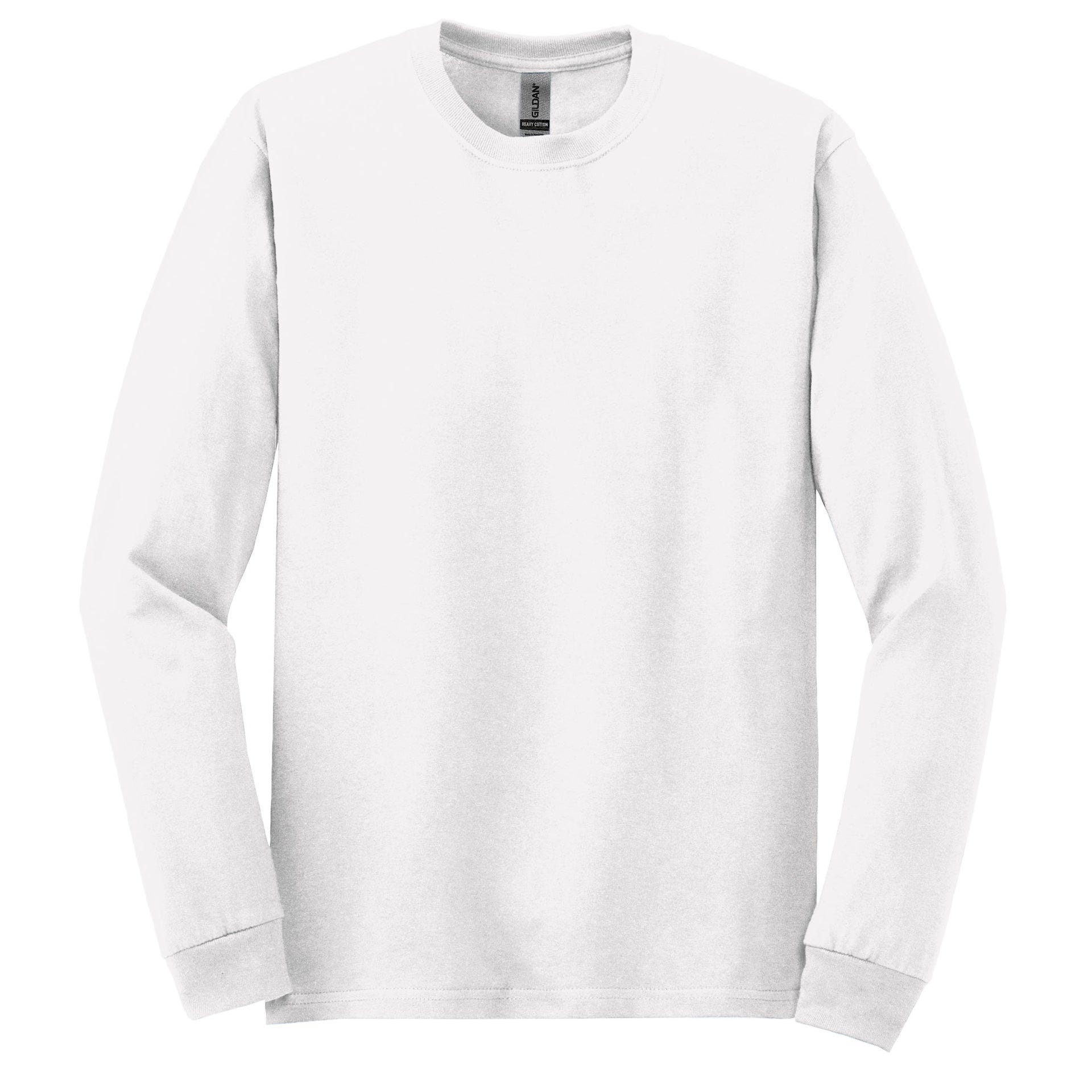 Heavy Cotton Long Sleeve T-Shirt with customizable print area