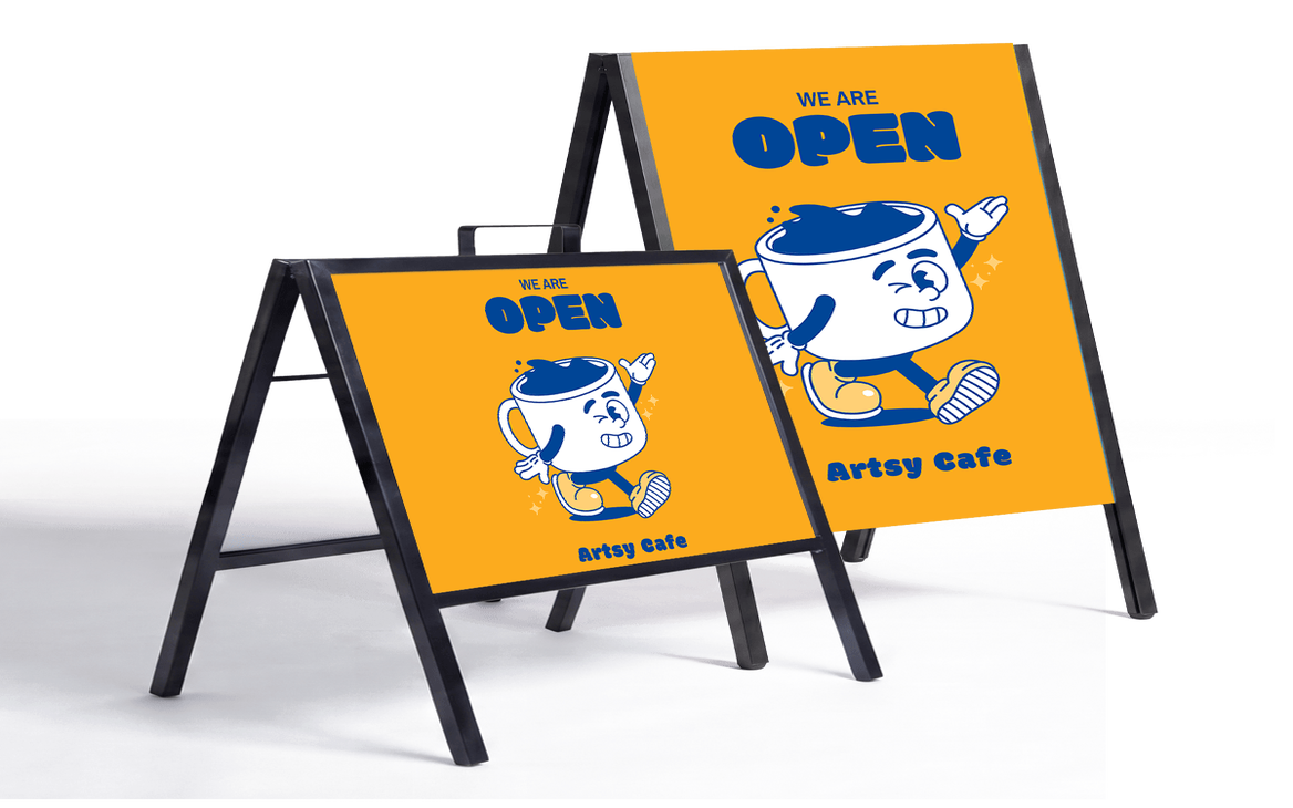 Picture of Metal A-Frame Sign