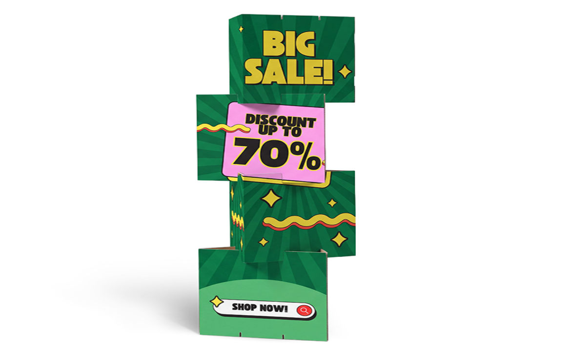 Picture of Three-Sided Display Stand