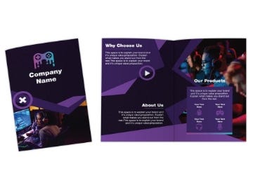 Show details for Art, Design & Entertainment 4 - 8.5" x 11" Bi-Fold Picture of Art, Design & Entertainment 4 - 8.5" x 11" Bi-Fold