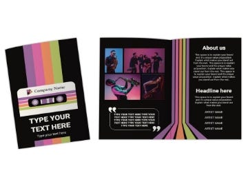 Picture of Art, Design & Entertainment 9 - 8.5" x 11" Bi-Fold