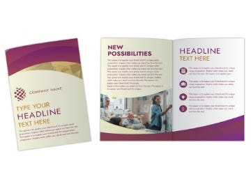 Picture of Business Services 12 - 8.5" x 11" Bi-Fold