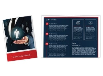 Picture of Business Services 13 - 8.5" x 11" Bi-Fold