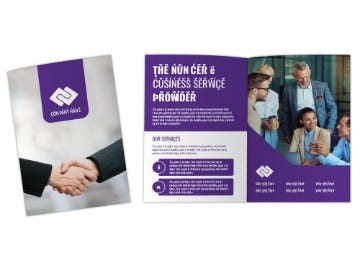 Picture of Business Services 14 - 8.5" x 11" Bi-Fold