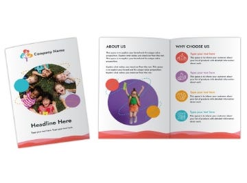 Picture of Education & Child Care 12 - 8.5" x 11" Bi-Fold