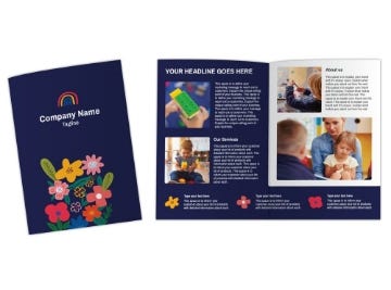 Show details for Education & Child Care 5 - 8.5" x 11" Bi-Fold Picture of Education & Child Care 5 - 8.5" x 11" Bi-Fold