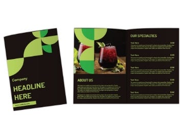 Show details for Food & Beverage 10 - 8.5" x 11" Bi-Fold Picture of Food & Beverage 10 - 8.5" x 11" Bi-Fold