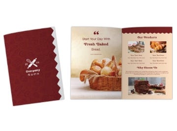 Show details for Food & Beverage 15 - 8.5" x 11" Bi-Fold Picture of Food & Beverage 15 - 8.5" x 11" Bi-Fold