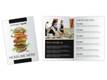 Show details for Food & Beverage 2 - 8.5" x 11" Bi-Fold Picture of Food & Beverage 2 - 8.5" x 11" Bi-Fold
