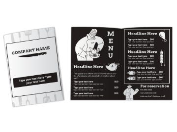 Show details for Food & Beverage 4 - 8.5" x 11" Bi-Fold Picture of Food & Beverage 4 - 8.5" x 11" Bi-Fold