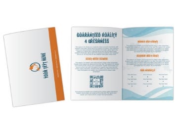 Show details for Food & Beverage 6 - 8.5" x 11" Bi-Fold Picture of Food & Beverage 6 - 8.5" x 11" Bi-Fold