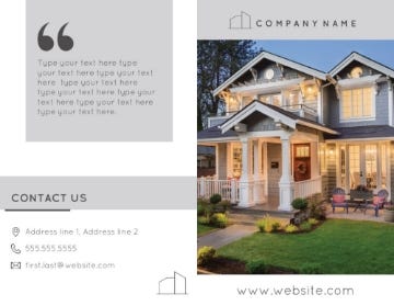 Picture of Real Estate 1 - 8.5" x 11" Bi-Fold