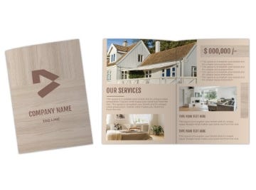 Show details for Real Estate 3 - 8.5" x 11" Bi-Fold Picture of Real Estate 3 - 8.5" x 11" Bi-Fold
