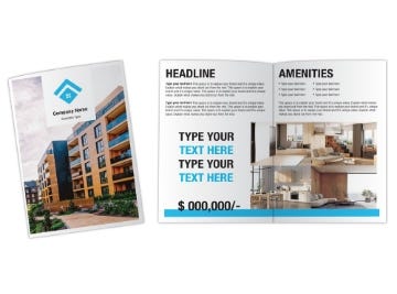 Show details for Real Estate 4 - 8.5" x 11" Bi-Fold Picture of Real Estate 4 - 8.5" x 11" Bi-Fold