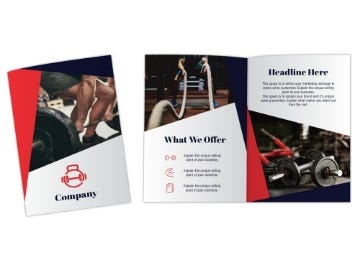 Picture of Sports & Fitness 12 - 8.5" x 11" Bi-Fold