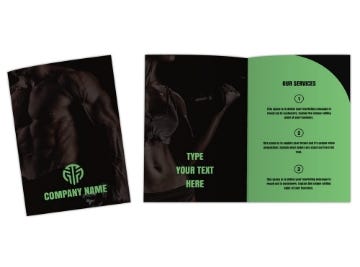 Show details for Sports & Fitness 2 - 8.5" x 11" Bi-Fold Picture of Sports & Fitness 2 - 8.5" x 11" Bi-Fold