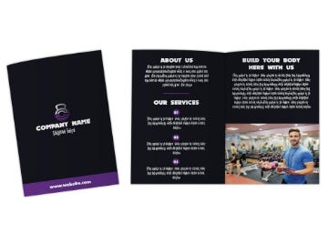 Show details for Sports & Fitness 4 - 8.5" x 11" Bi-Fold Picture of Sports & Fitness 4 - 8.5" x 11" Bi-Fold