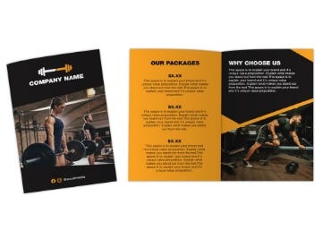 Show details for Sports & Fitness 5 - 8.5" x 11" Bi-Fold Picture of Sports & Fitness 5 - 8.5" x 11" Bi-Fold