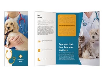 Show details for Animals & Pet Care 1 - 8.5" x 11"Tri-Fold Picture of Animals & Pet Care 1 - 8.5" x 11"Tri-Fold