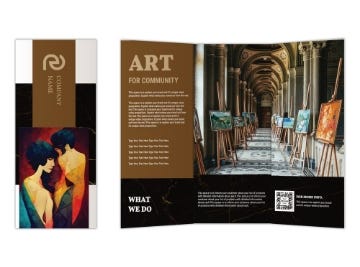 Show details for Art, Design & Entertainment 17 - 8.5" x 11"Tri-Fold Picture of Art, Design & Entertainment 17 - 8.5" x 11"Tri-Fold