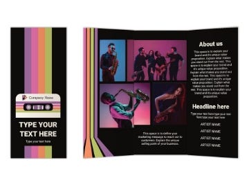 Picture of Art, Design & Entertainment 9 - 8.5" x 11"Tri-Fold