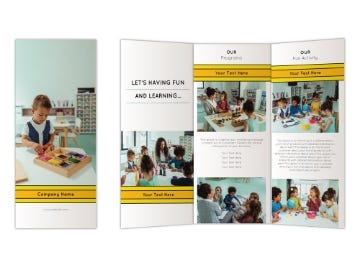 Show details for Education & Child Care 6 - 8.5" x 11"Tri-Fold Picture of Education & Child Care 6 - 8.5" x 11"Tri-Fold