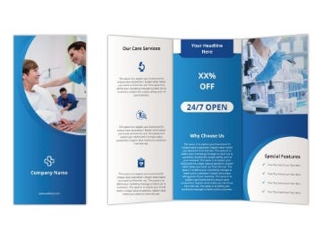 Show details for Health & Social Services 1 - 8.5" x 11"Tri-Fold Picture of Health & Social Services 1 - 8.5" x 11"Tri-Fold